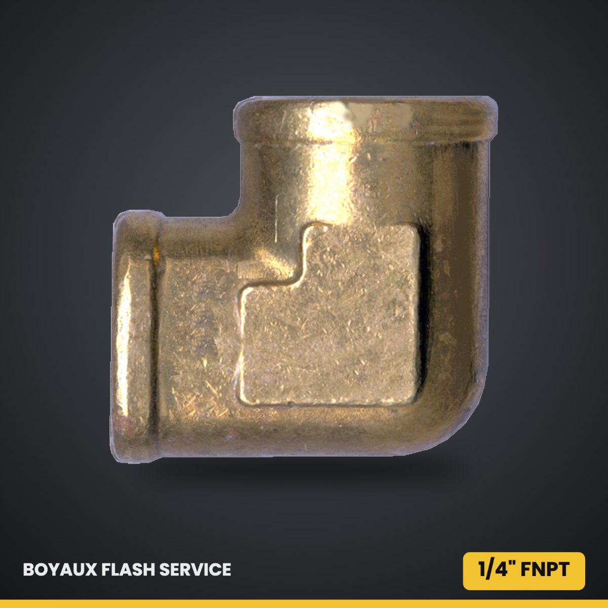 Coude 90° femelle en laiton FNPT 1/4" Standard