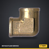 Coude 90° femelle en laiton FNPT 1" Standard