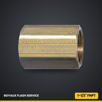 Manchon en laiton FNPT 1-1/2" Standard