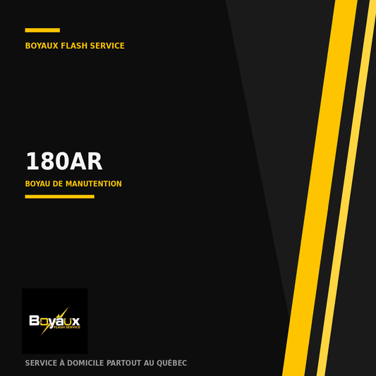 Boyau 180AR — Boyaux Flash Service