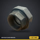 Union en acier noir 1-1/2" FNPT — BI-104-K