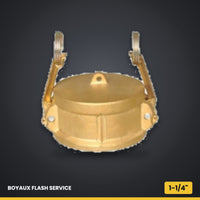 Bouchon femelle Camlock (Dust Cap) en laiton 1-1/4" Standard