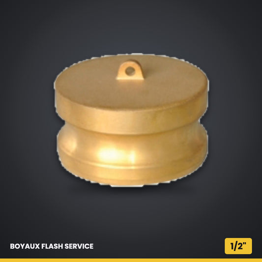 Bouchon mâle Camlock (Dust Plug) en laiton 1/2"