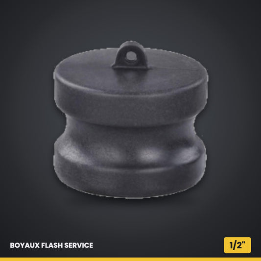 Bouchon mâle Camlock (Dust Plug) en polypropylène 1/2"
