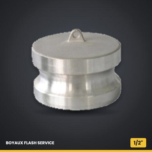 Bouchon mâle Camlock (Dust Plug) en acier inoxydable 1/2"