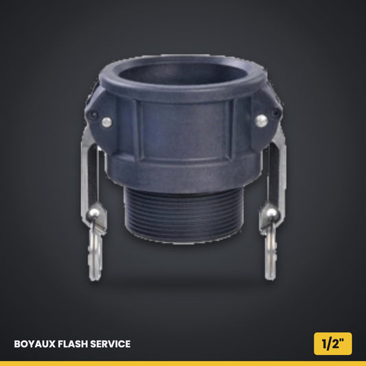 Camlock Partie B polypropylène 1/2" Standard