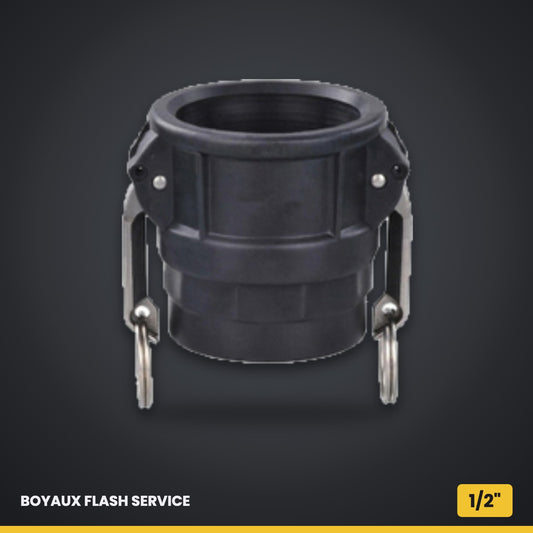 Camlock Partie D polypropylène 1/2" Standard