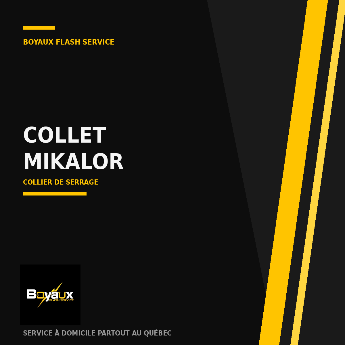 Collet Mikalor — Boyaux Flash Service