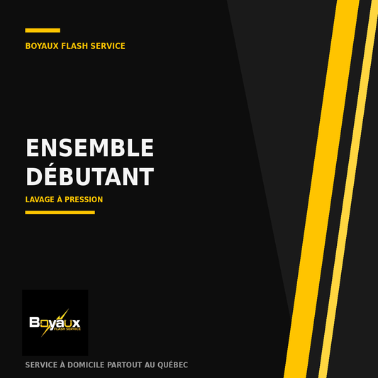 Ensemble Débutant lavage à pression — Boyaux Flash Service