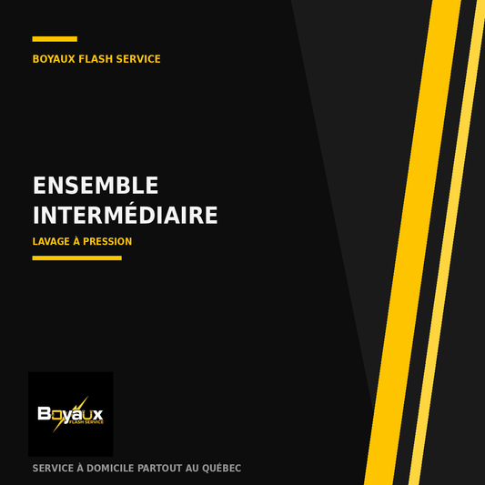 Ensemble Intermédiaire lavage à pression — Boyaux Flash Service