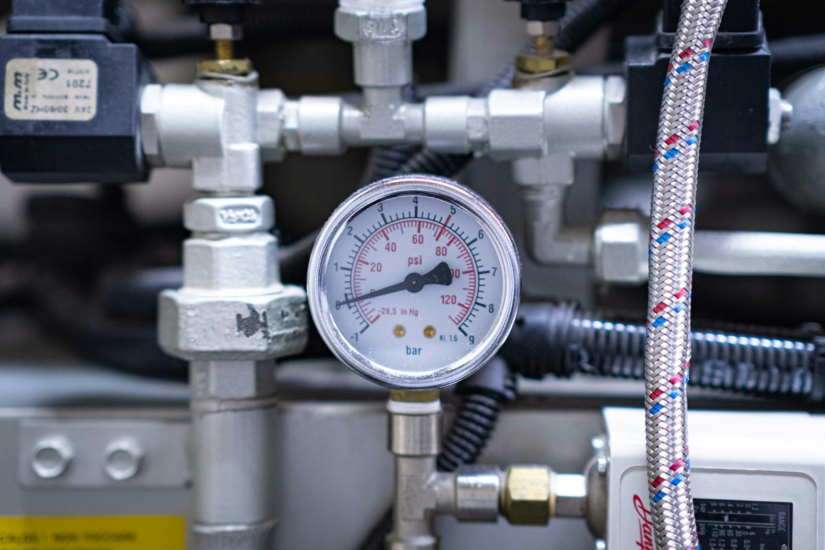 Test hydrostatique de boyau – manomètre de pression